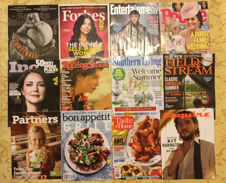 📬 5-26-2017 Free Mail ⚾️Sports Illustrated 💰Forbes 🎭 Entertainment weekly 👬 People 🙎🏻 Inc 💎 Rolling Stone 🏕 Southern Living 🛶 Field&Stream 👧🏼 Illinois Farm Bureau Partners 🍜 Bon Appetit 🍗 Taste of Home 🏡 Esquire 📚