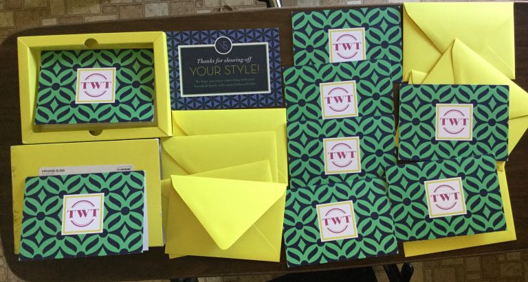 Free Virginia Slims Monogram Stationary Set
