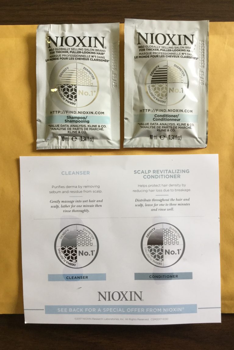 Free NIOXIN Shampoo & Conditioner