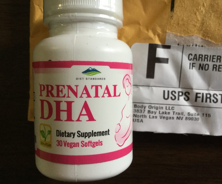 Free Bottle of Diet Standards Prenatal DHA Dietary Supplements