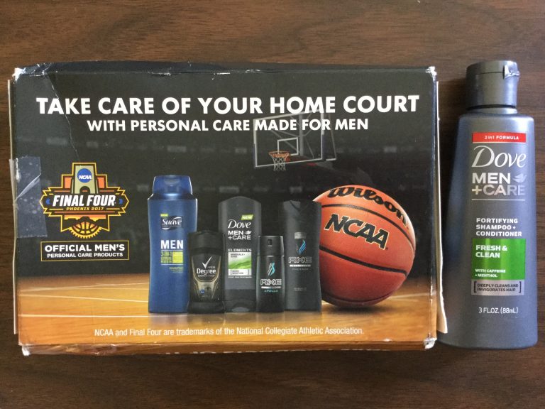 Free Dove Men Care 2 in 1 Fresh & Clean Fortify shampoo and conditioner