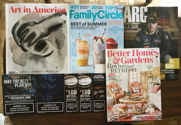 📬 6-21-2017 Free Mail 🎨 Art in America 🍧Family Circle ⚒ ARC 💸Copenhagen coupons 🎰 Better Homes and Gardens 📚