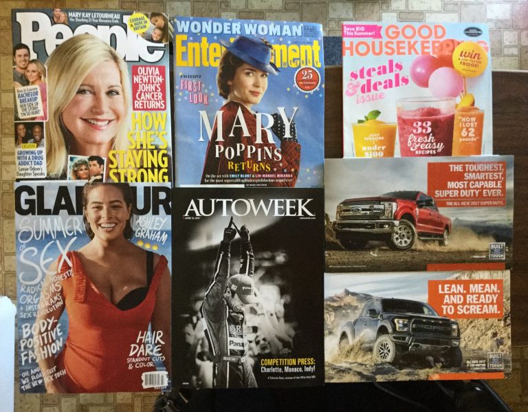 📬 6-9-2017 Free Mail 💏 People 🎭 Entertainment weekly 🍡Good Housekeeping 👙Glamour 🚗 Autoweek 🚛2017 All-New Super Duty and F-150 Raptor buyers guides 🚚