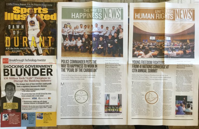 📬 6-15-2017 Free Mail 🏀 Sports Illustrated 🚀 Breakthrough Technology Investor 🎡The Way to Happiness News 📰 United for Human Rights News Letters 📚