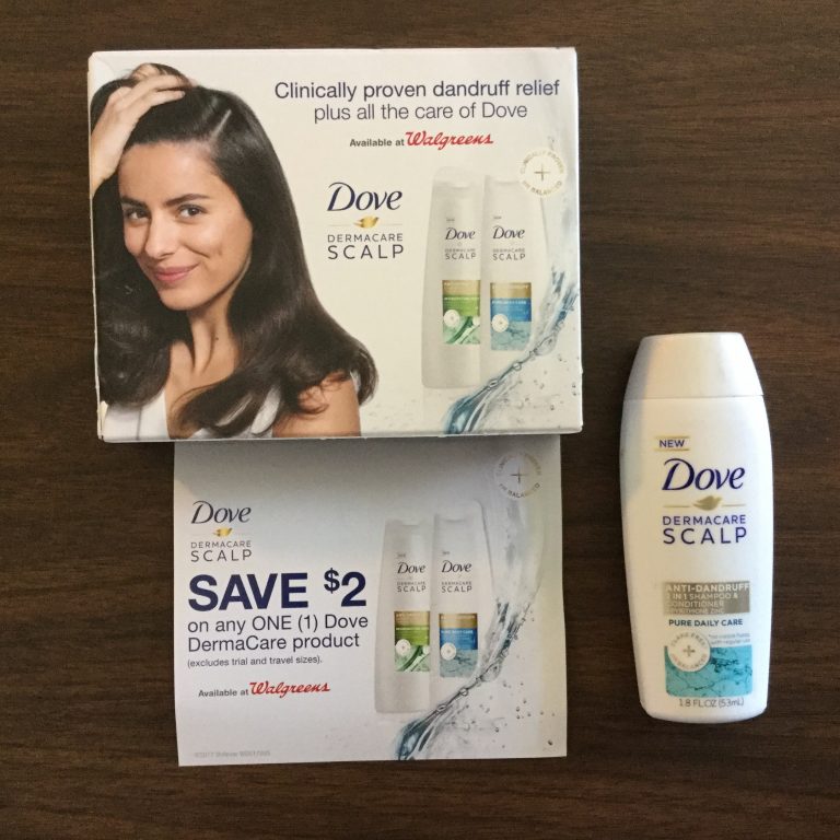 Free Dove Dermacare Scalp Anti-Dandruff shampoo sample