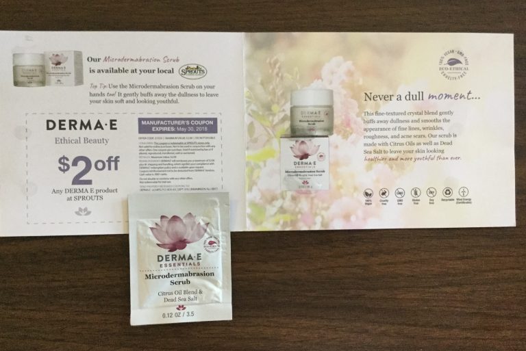 Free DERMA•E Essentials Microdermabrasion Scrub