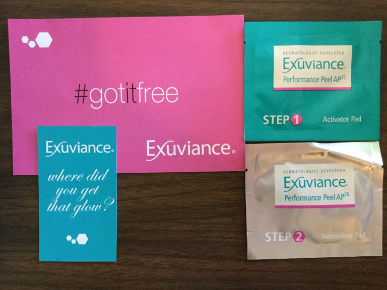 Free Exuviance 2 Step Performance Peal AP25 samples