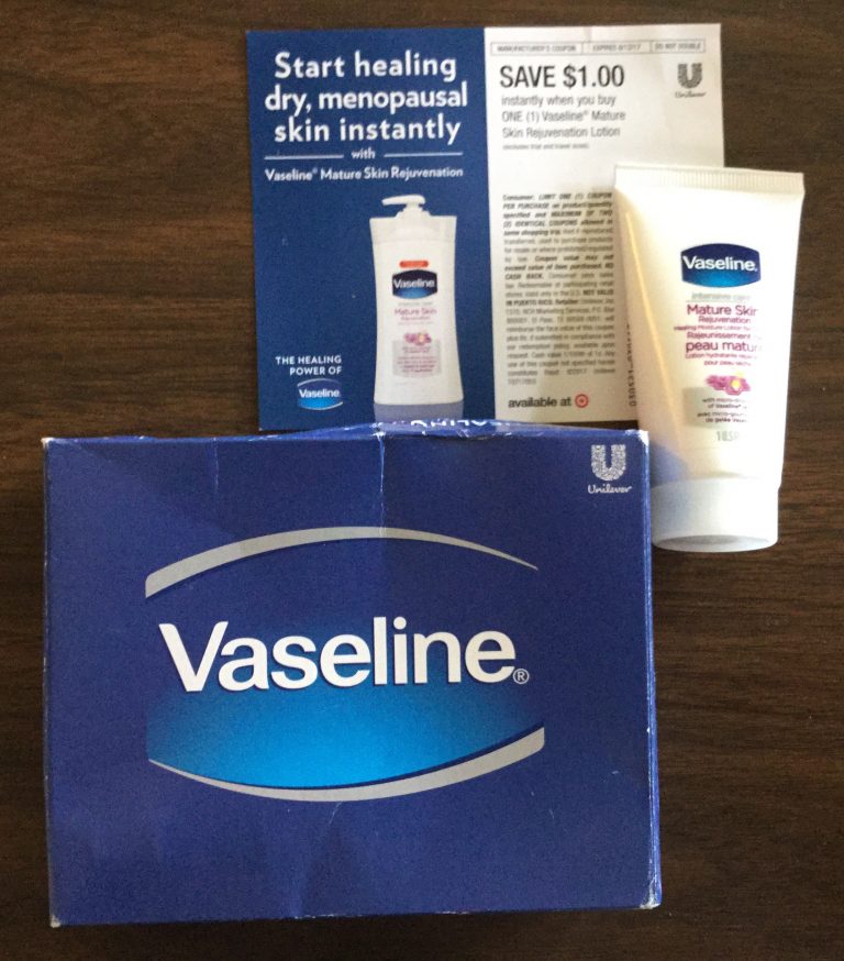 Free Vaseline Intensive Care Mature Skin Lotion sample