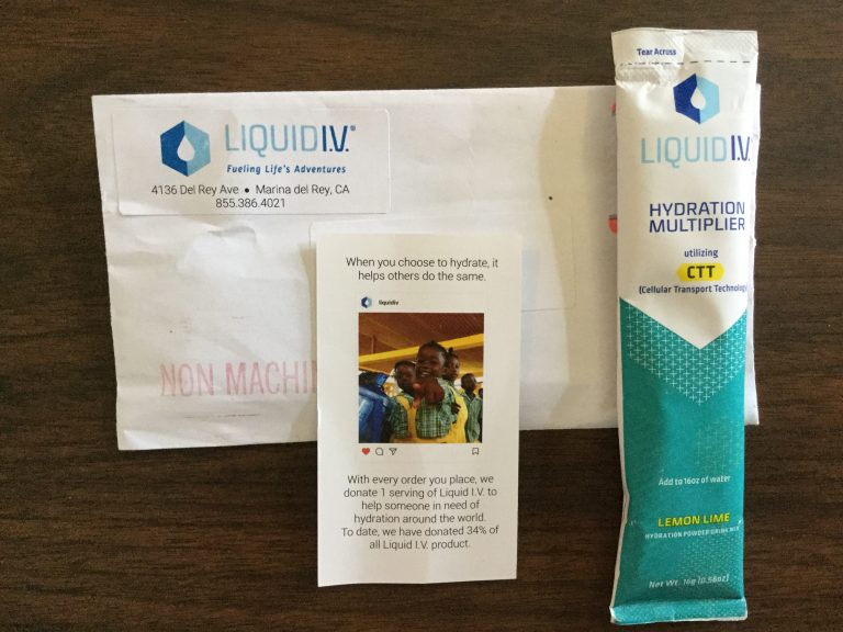 Free  Liquid I.V. Hydration Multiplier Sample