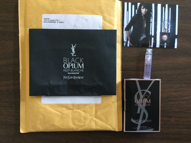 Free YSL Black Opium Nuit Blanche women’s Fragrance sample