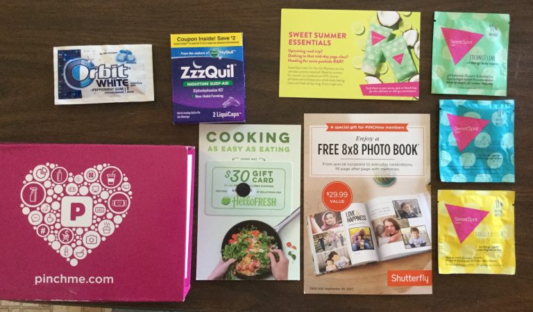 Free Samples from PinchMe
