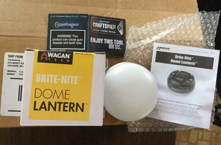 Free Wagan Tech Brite-Nite Dome Lantern  from Copenhagen