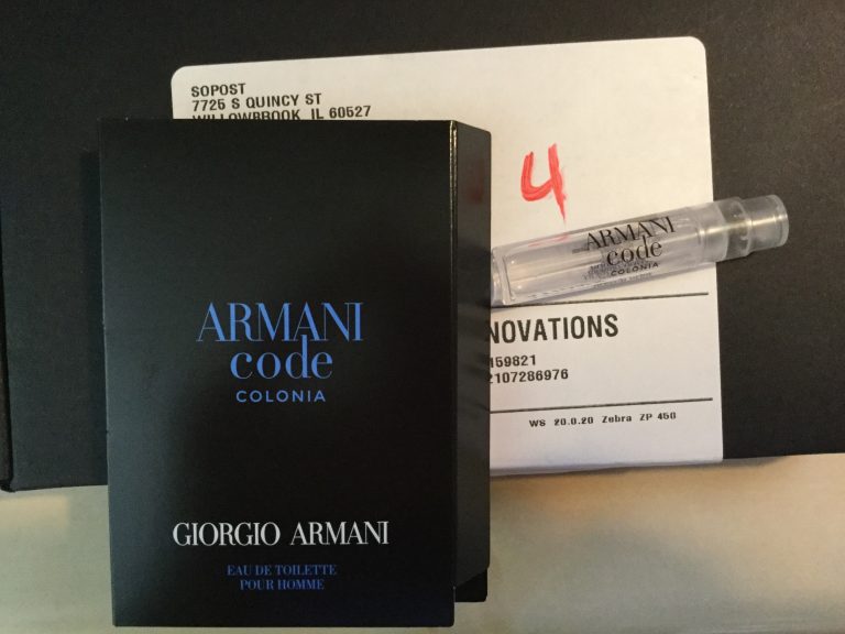 Free Armani Code  scent sample