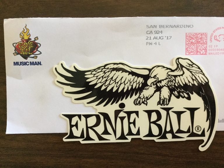 Free Ernie Ball Sticker
