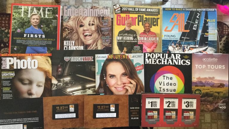 📬9-9-2017 Free Mail ⏰TIME 🎭Entertainment weekly 🎸Guitar Player ⛵️Sail Digital Photo 🚚Truck Vault 💆🏻People 🛠Popular Mechanic 🕌Collette Top Tours 🚬Marlboro and Winston coupons 💸📚