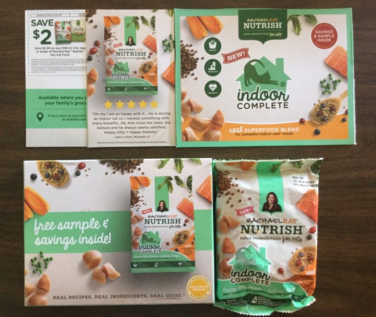 Free Rachael Ray Nutrish indoor complete cat food