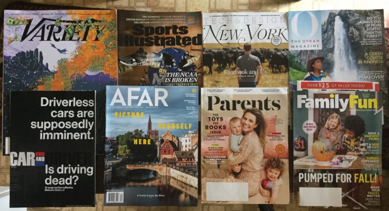 📬10-5-2017 Free Mail 💸Variety 🏀Sports Illustrated 🗽New York 🌈O 🚗Car&Driver 🌍AFAR 👩‍👦‍👦👩‍👦‍👦Parents 🎨🤹🏻‍♀️Family Fun w Coupons 💰📚