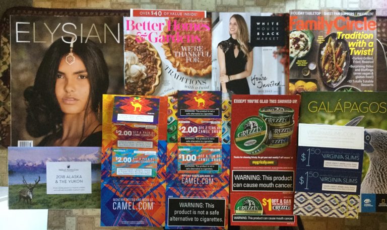 📬 10-26-17 Free Mail 🎃 Elysian 👻Better Homes & Gardens 👚White HouseBlack Market 👨‍👨‍👧‍👦Family Circle ⭕️ Holland America Line 🚬Camel 🐪Grizzly and Virginia Slims 🕷GALAPAGOS 📚
