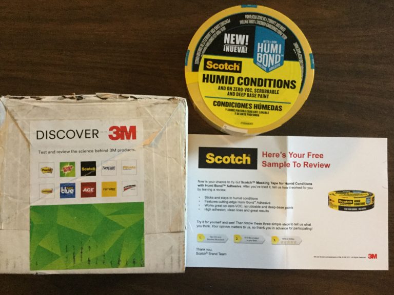 Free 3M-Scotch Masking Tape for Humid Conditions 2045 Product Test