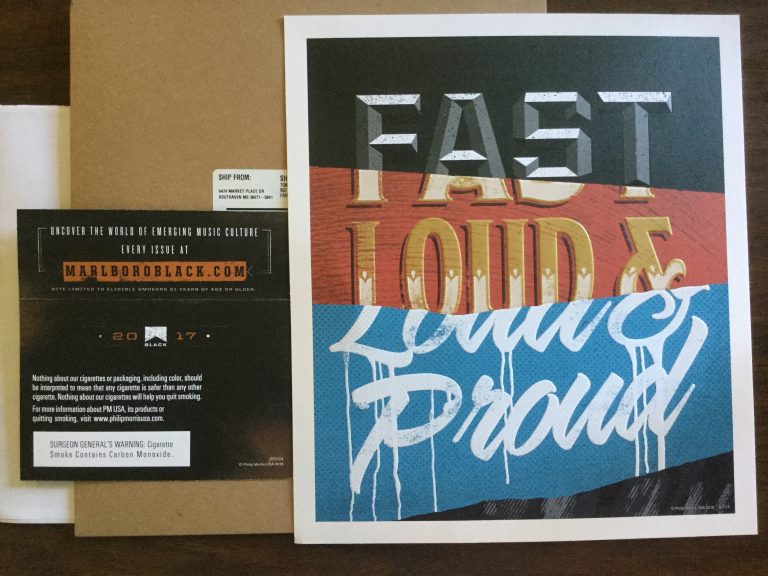 Free Poster from Marlboro