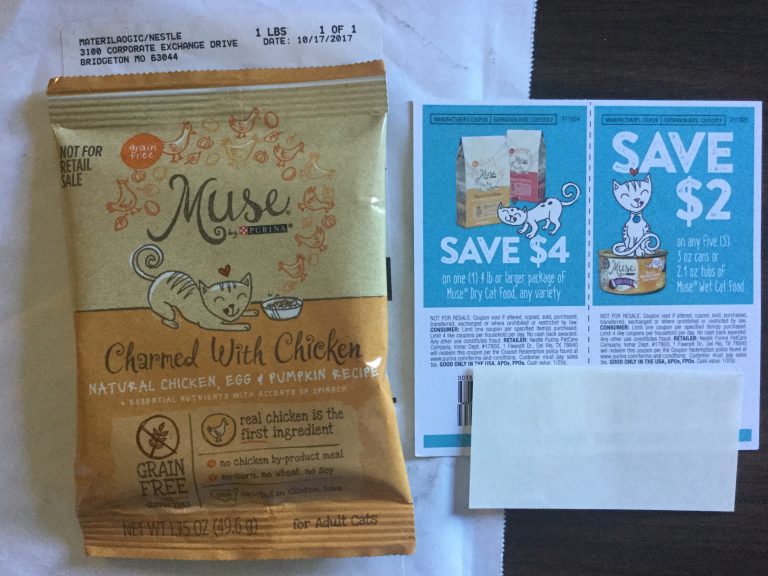 Free Purina Muse Cat Food Sample