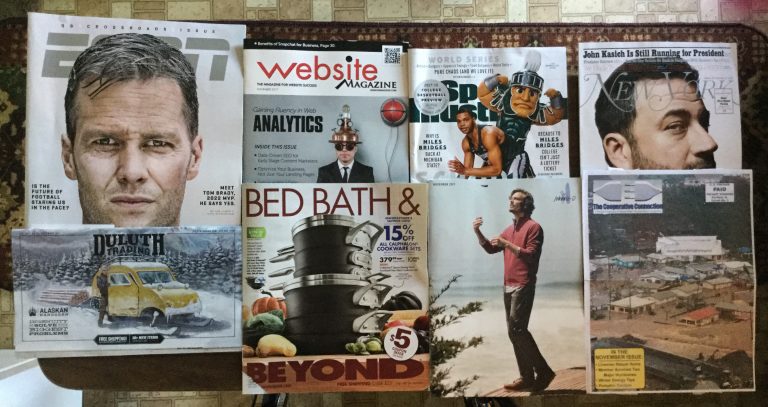 11-3-17 Free Mail  🛍ESPN 📙Website magazine 🚴🏻‍♂️Sports Illustrated 🌎New York 🌝Johnny O🔌The Cooperative Connection 📚📬 🎱Duluth Trading 🛌Bed Bath  and Beyond🛀