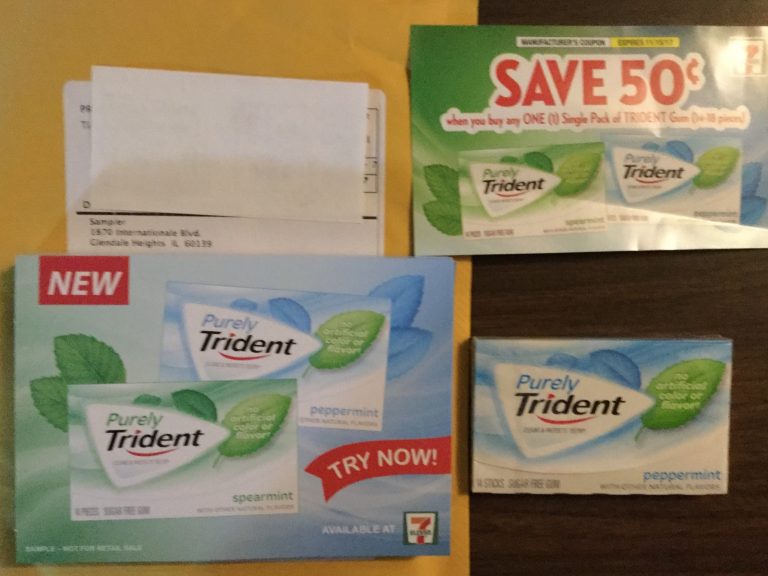 Free #PurelyTrident Gum & Coupon