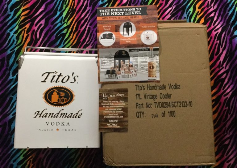Tito’s Handmade Vodka Sweepstakes Win