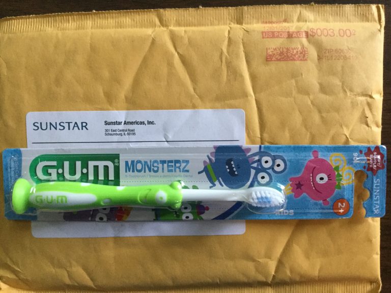 Free GUM Monstez kids toothbrush