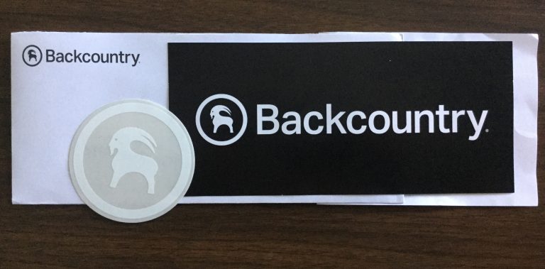 Free Backcountry Stickers