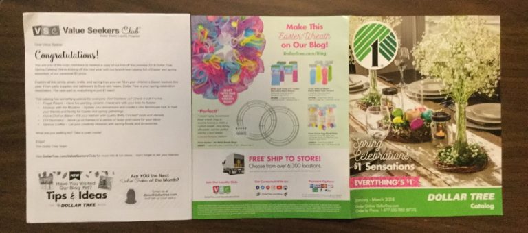 Free   Dollar Tree  Catalog