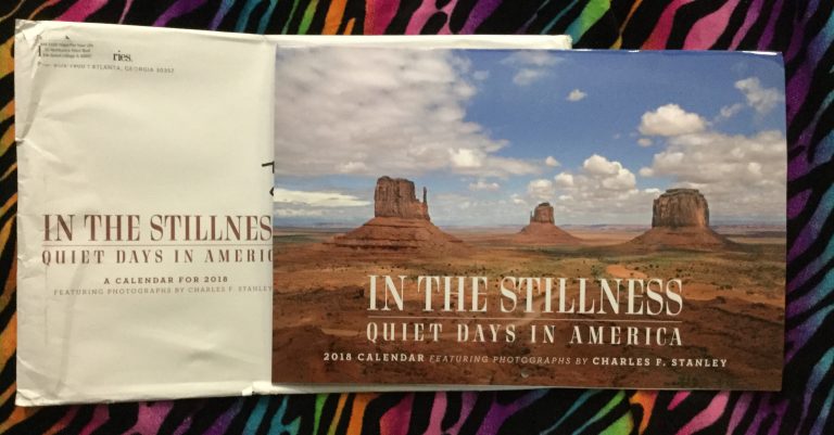 Free In Touch Ministries In The Stillness Quiet Days in America 2018 Calendar