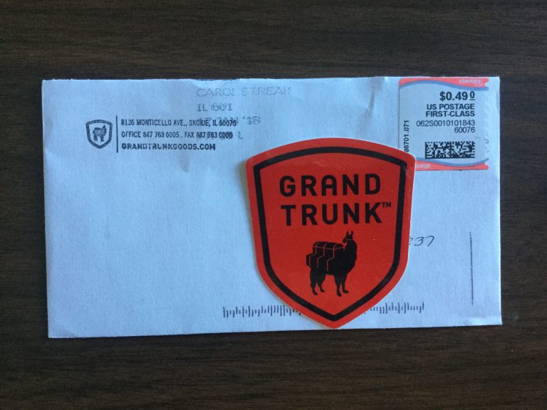 Free Grand Trunk Sticker