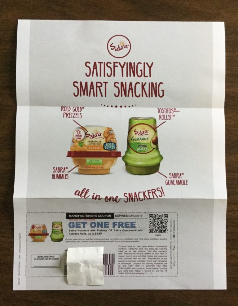 Free Sabra Classic Hummus Coupon