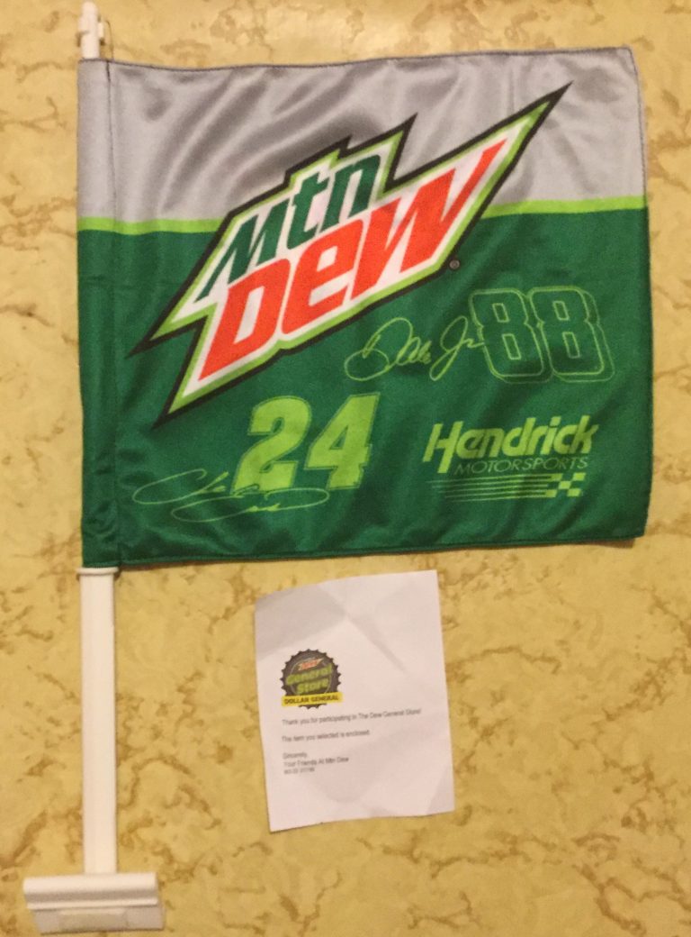 Free Mtn Dew Dale Jr 88 Hendrick Motorsports Flag