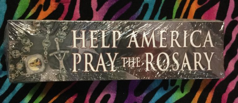 250 Free  America Needs Fatima  Help America Pray The Rosary Stickers