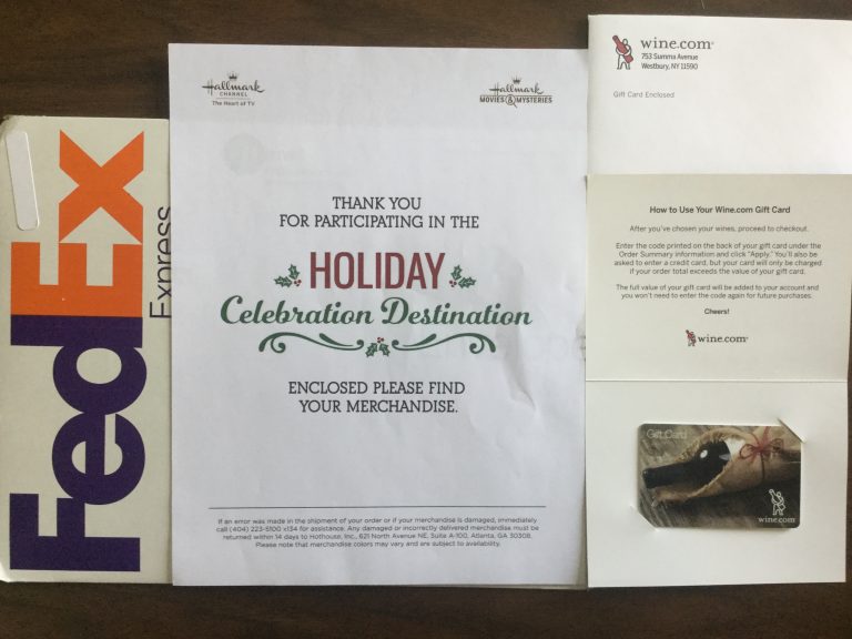Hallmark Holiday Celebration Destination Promotion Win