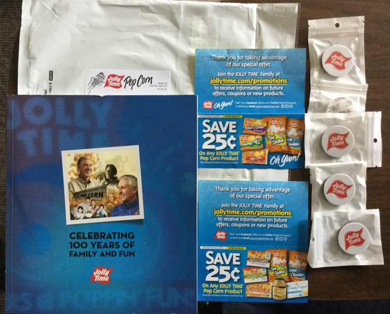 Free Stuff from JollyTime PopCorn