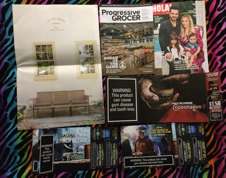 📬 02-22-18 Free mail 💐 Outside Spaces by Terrain 2018 Spring Collection 🛍 Progressive Grocer 👪 HOLA 💀 Copenhagen 🌵 SKOAL coupons 📚