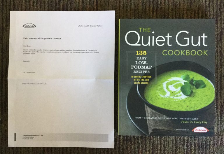 Free Quiet Gut Cookbook from Takeda