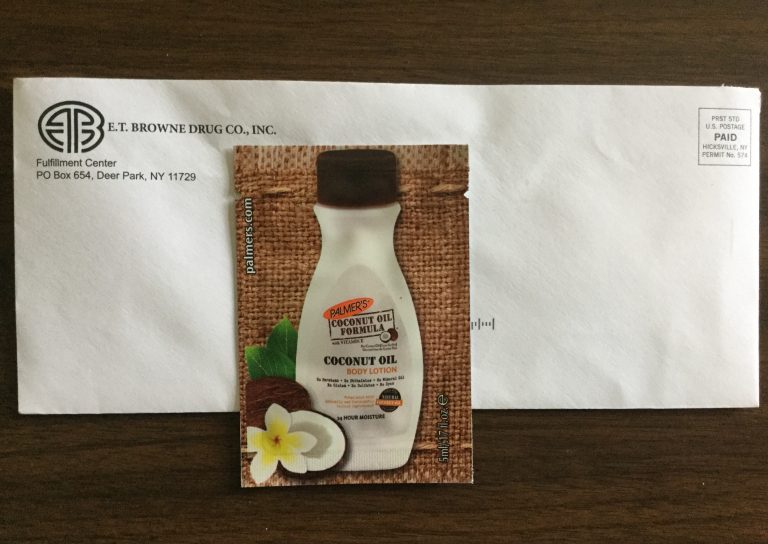 Free Palmer’s Cocoa Butter Oil Body Lotion Sample
