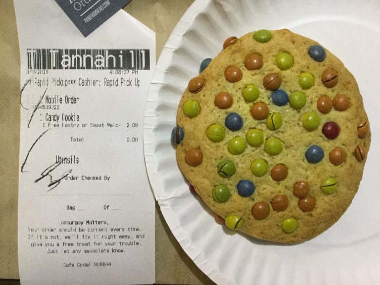 Free  Candy Cookie at Panera Bread