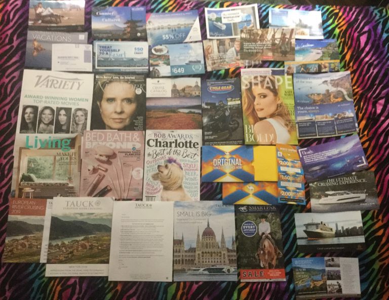 📬 04-18-18 Free mail  🌐 The World’s Greatest Vacations guides from Treasure Chest  📽 Variety 🗽 New York ✈ Holland America Line Cruise catalog 🏍 Cycle Gear 👙 Shape  🏠 Martha Stewart Living 🛏 Bed Bath & Beyond 🦄 Charlotte  🚬 🐪 Camel coupons 🗺 TAUCK Travel guides 🏇 SmartPak 📚des  SmartPak 