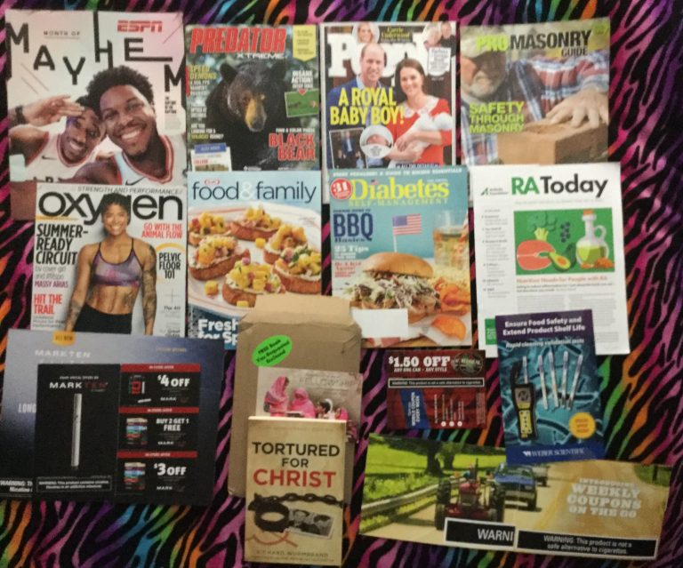 📫 04-28-18 Free mail 🏀 ESPN 🐻 Predator Extreme 👪 People 👷 Pro Masonry Guide 👙 Oxygen 🍞 Kraft Food & Family 🍔 Diabetes Self-Management 💊 RA Today🚭 MarkTen coupons  📖 Tortured For Christ Free Book from The Voice of Martyrs 👿 RedSeal coupon  🔬 Weber Scientific 📚