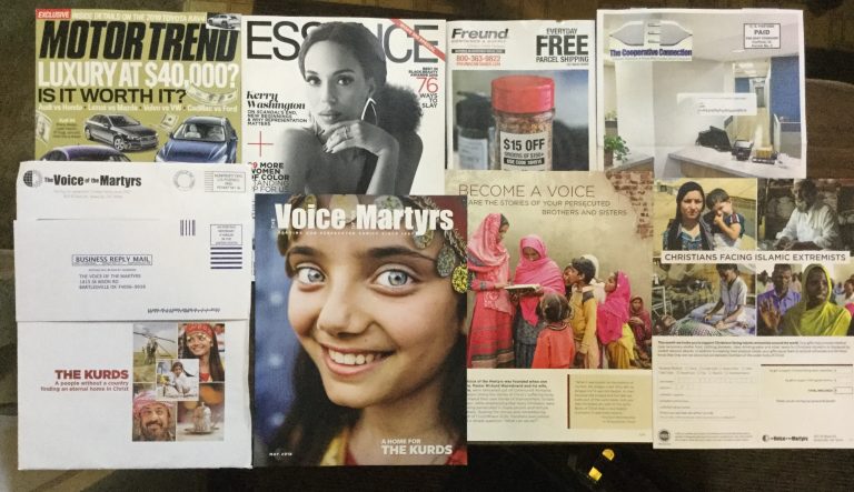 📫 04-30-18 Free mail 🚗 MotorTrend 👙 ESSENCE 🍶 Freund Container & Supply 🔌 The Cooperative Connection 🌎 The Voice of the Martyrs Newsletter 📚