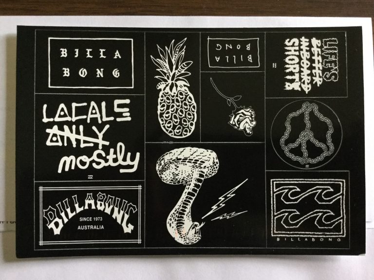 Free Billabong Stickers