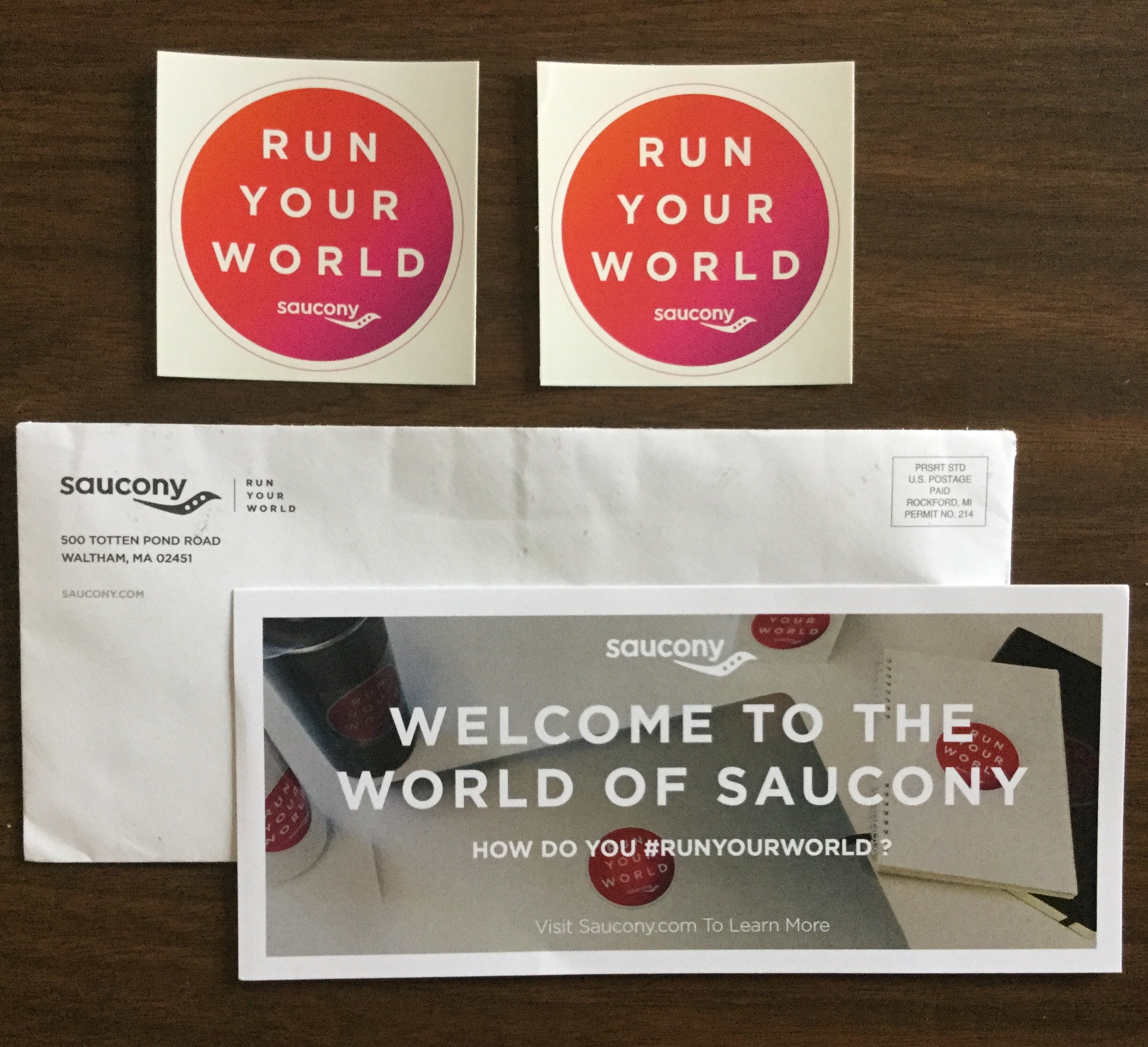 saucony sticker