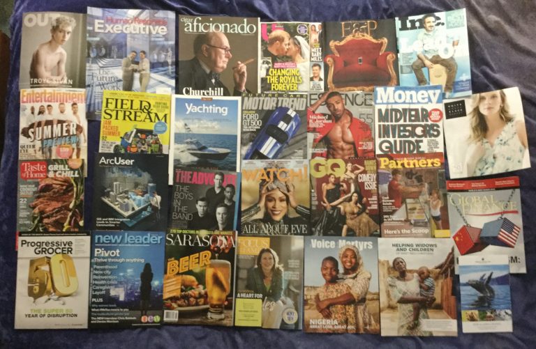📬 05-29-2018 Free mail 👷 OUT 💻 Human Resource Executive 🚬 Cigar Aficionado 👪 US weekly 📽 E&P 🕵 Inc. 🎥 Entertainment weekly  🏕 Field@Stream ⛵ Yachting 🚗 Motor Trend 👮 Essence 💸 Money 👗 White House Black Market 🍖 Taste of Home 🏢 Arc User 🕴The Advocate  📺 Watch 👭 GQ 🍦Illinois Farm Bureau Partners🏧 Global Finance 🏪 Progressive Grocer 50 Year   🚀 New Leader 🍵Sarasota The Beer Issue 👯 Focus on the Family ⛪ The Voice of the Martyrs 🐋 Holland America Line Alaska Cruises 2018 guide 📚