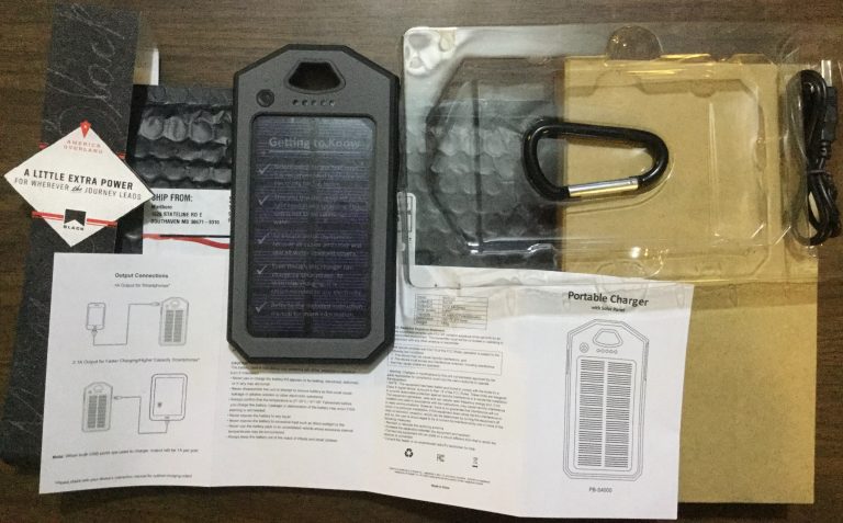 Free Portable Solar Phone Charger