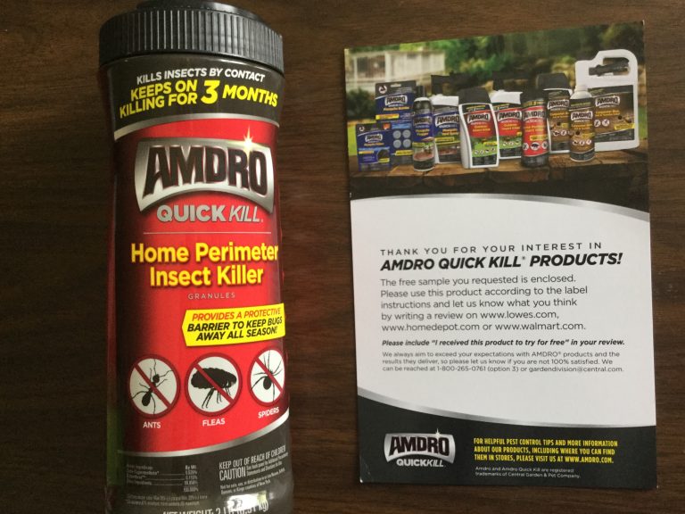 Free AMDRO Quick Kill Home Perimeter Insect Killer